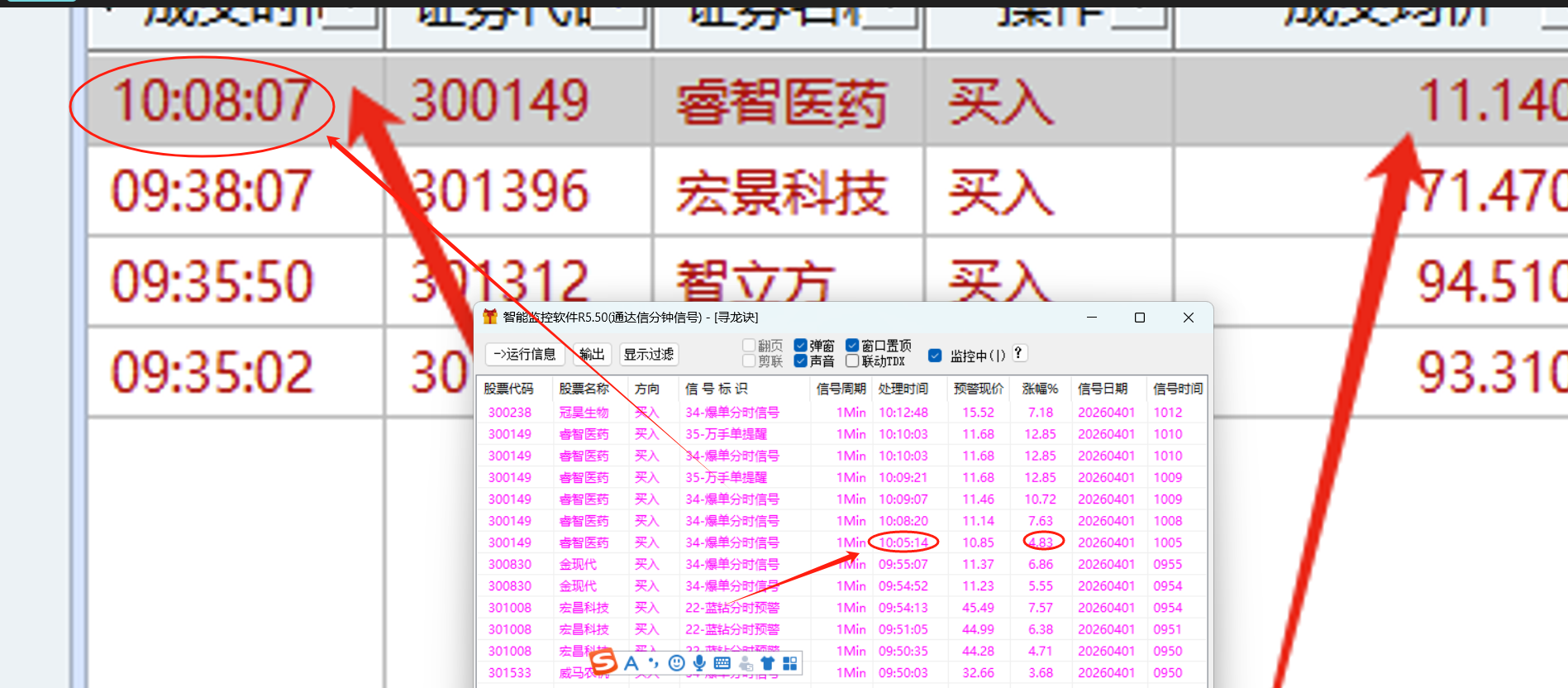4.1开门红，大涨不断，再次捕捉涨停！！视频发不出，可以【微博】看